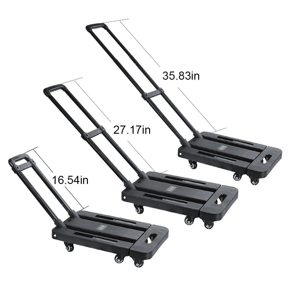 Folding Hand Truck Heavy Duty Foldable Luggage Cart