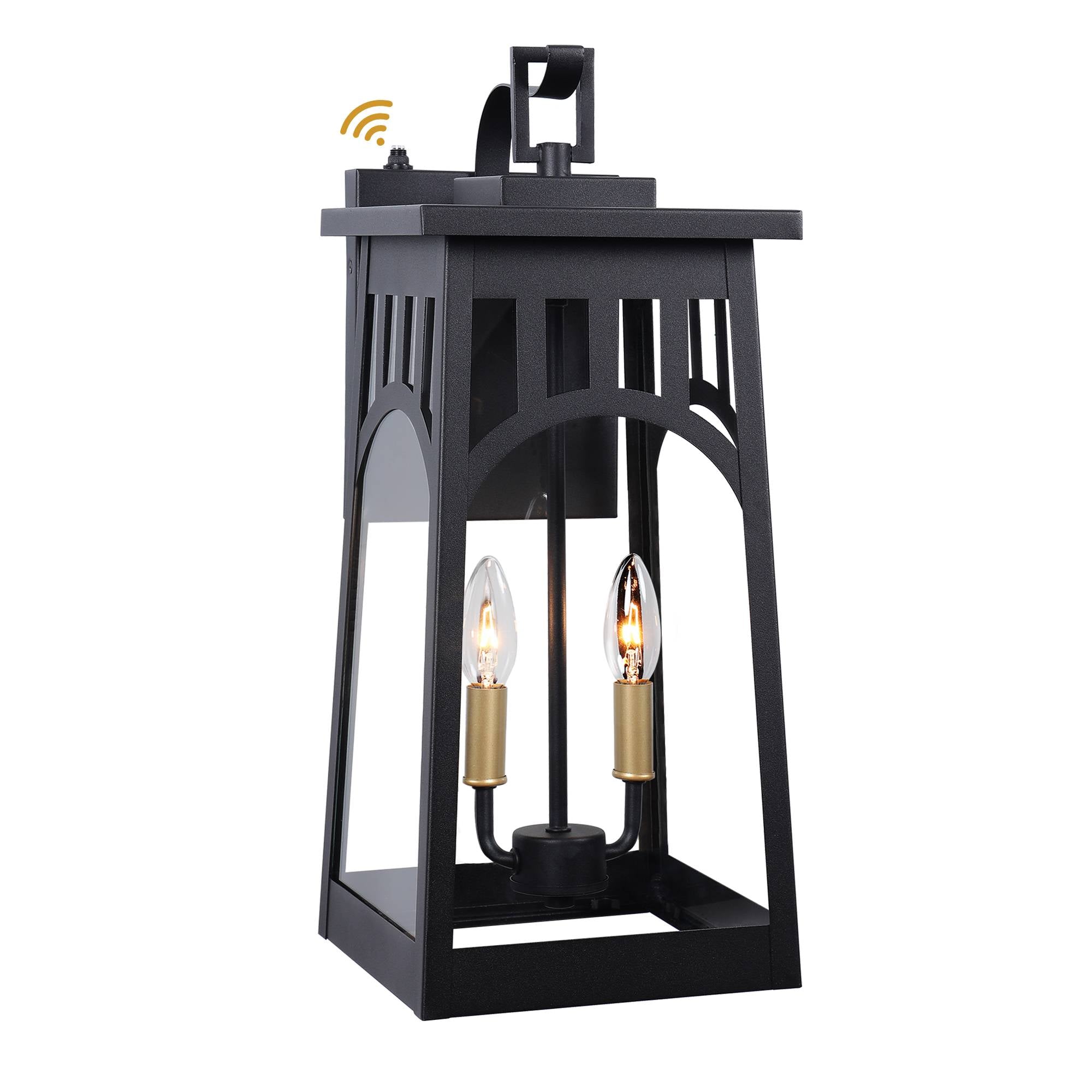 Large Outdoor Wall Mount Lamp 19.4" H 2-Light