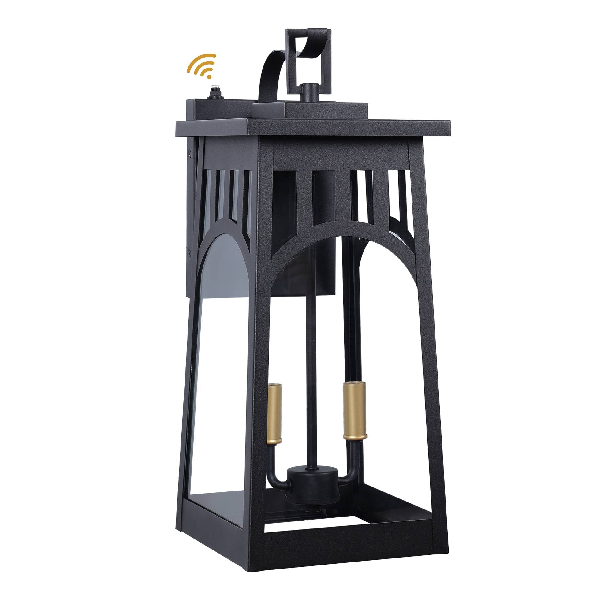 Large Outdoor Wall Mount Lamp 19.4" H 2-Light