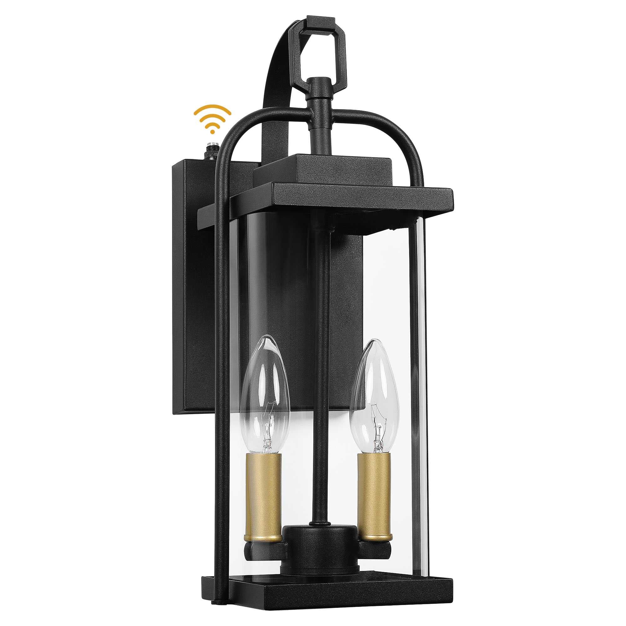 Outdoor Light Fixture Dusk to Dawn Weatherproof 14.6" H