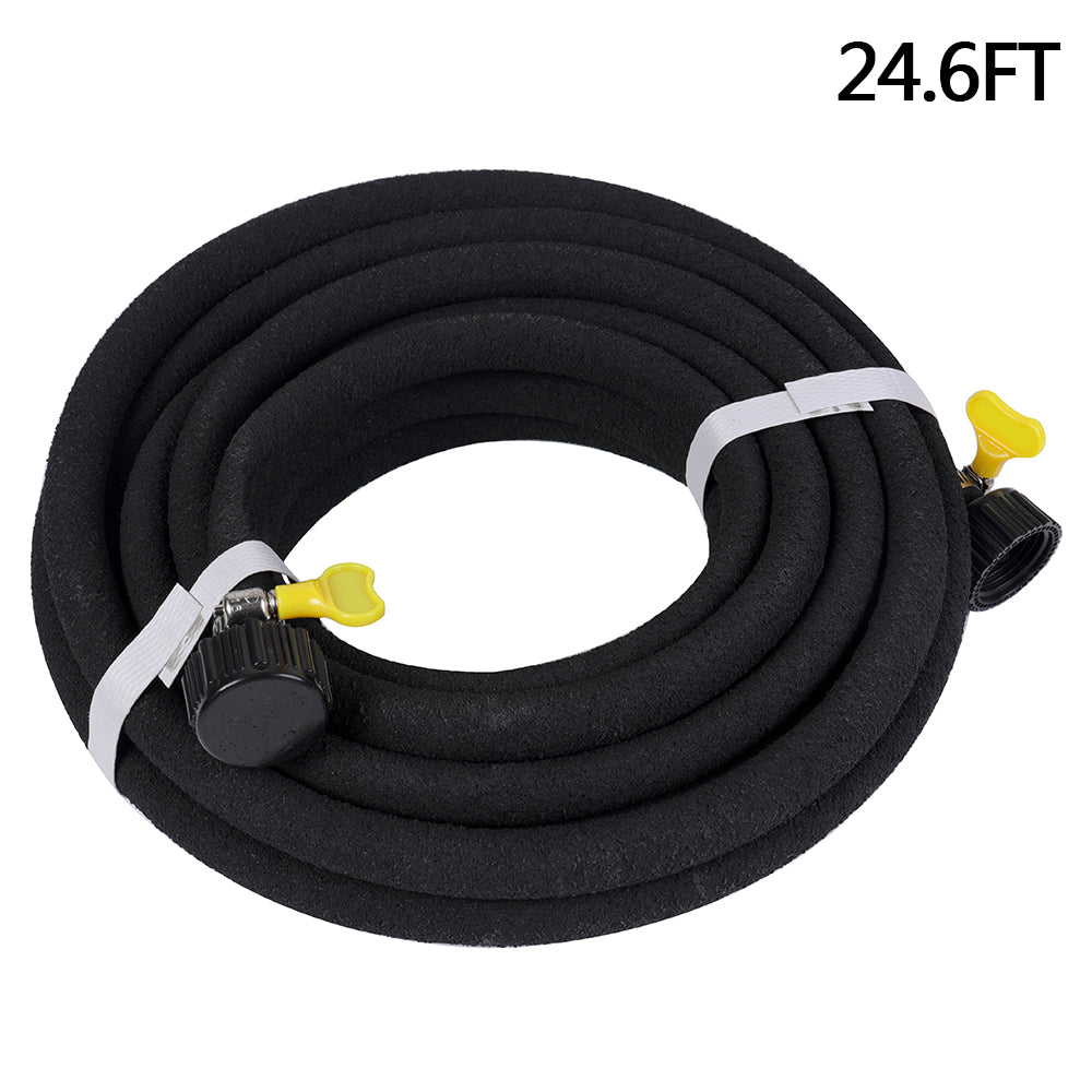 2 Sets Soaker Hose, 1/2" x 25 ft Drip Hoses