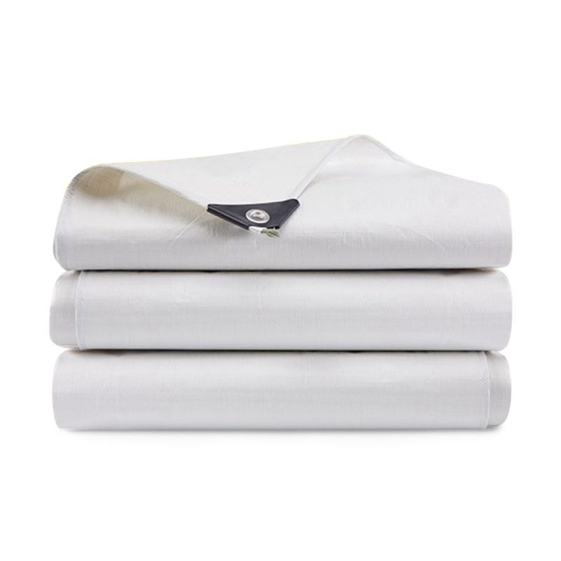 White Waterproof Poly Tarp 12mil