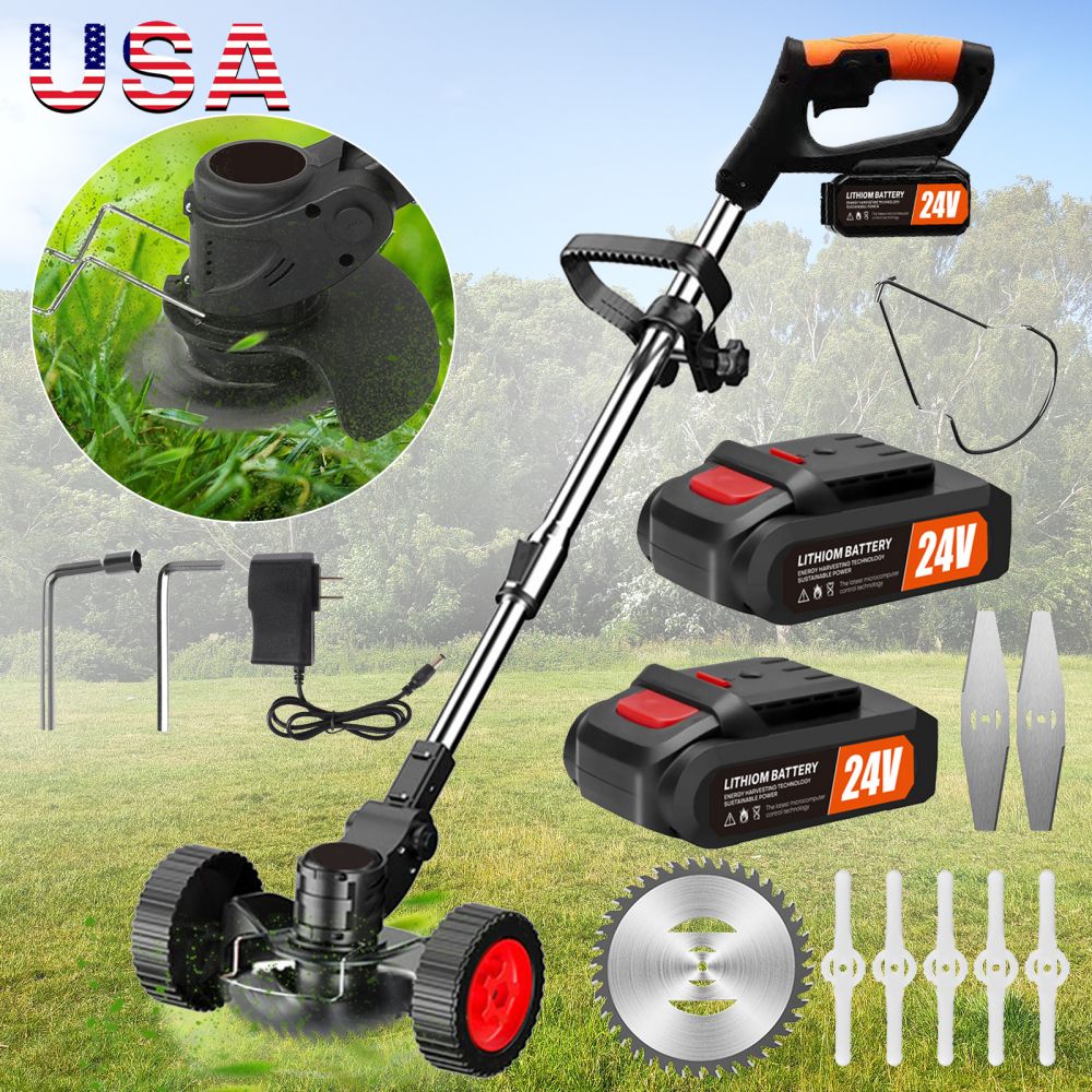 Electric Cordless Grass String Trimmer