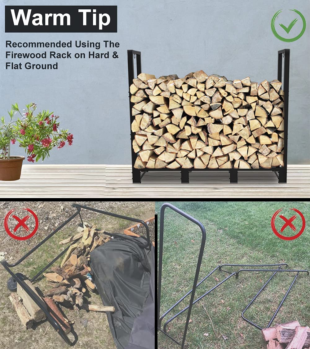 4FT Firewood Rack
