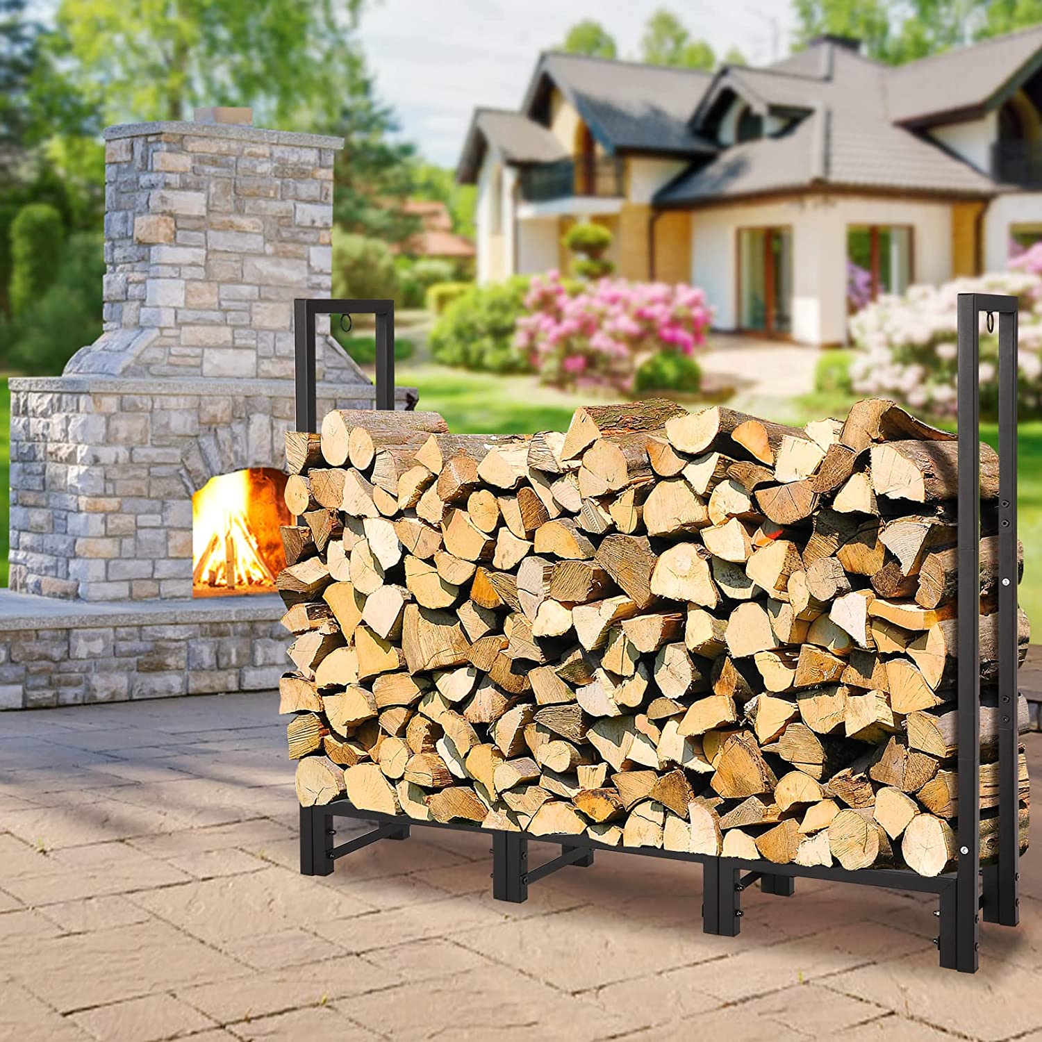 4FT Firewood Rack