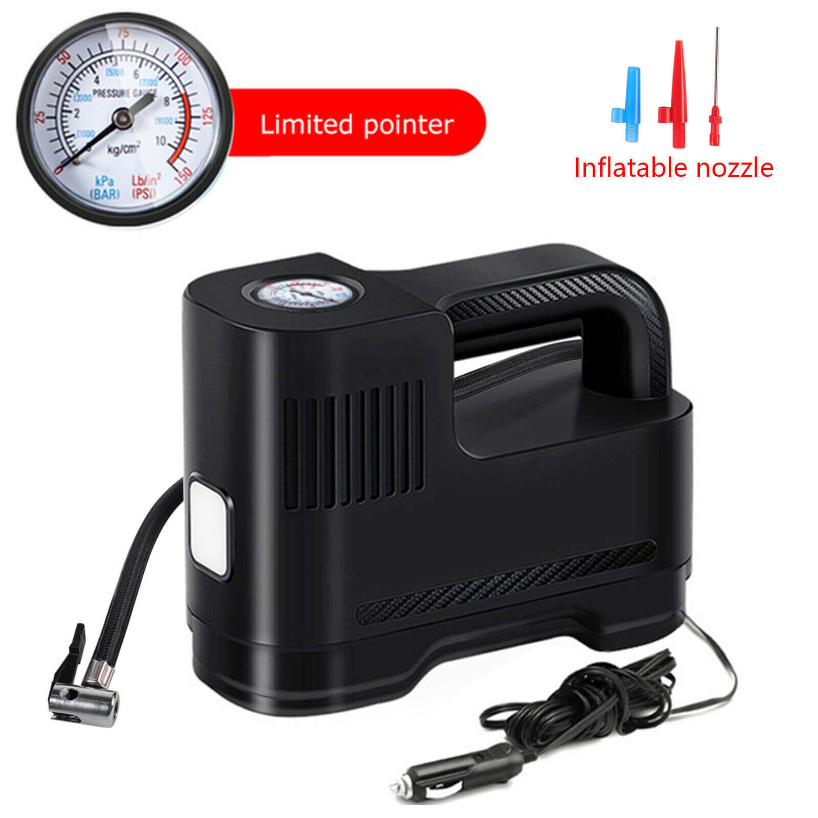 12V Car Tire Inflator pointer