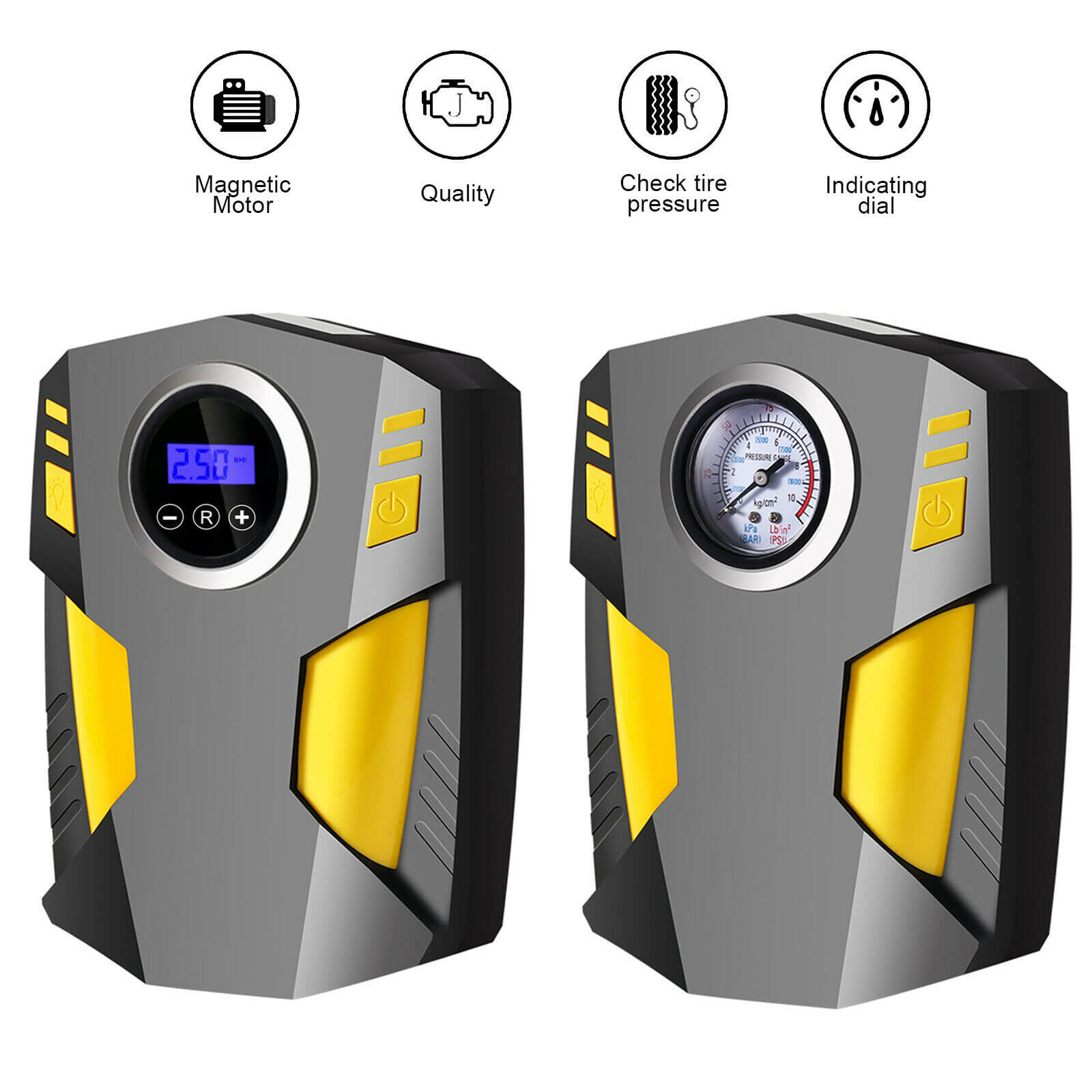 12V Portable Car Tyre Air Inflator