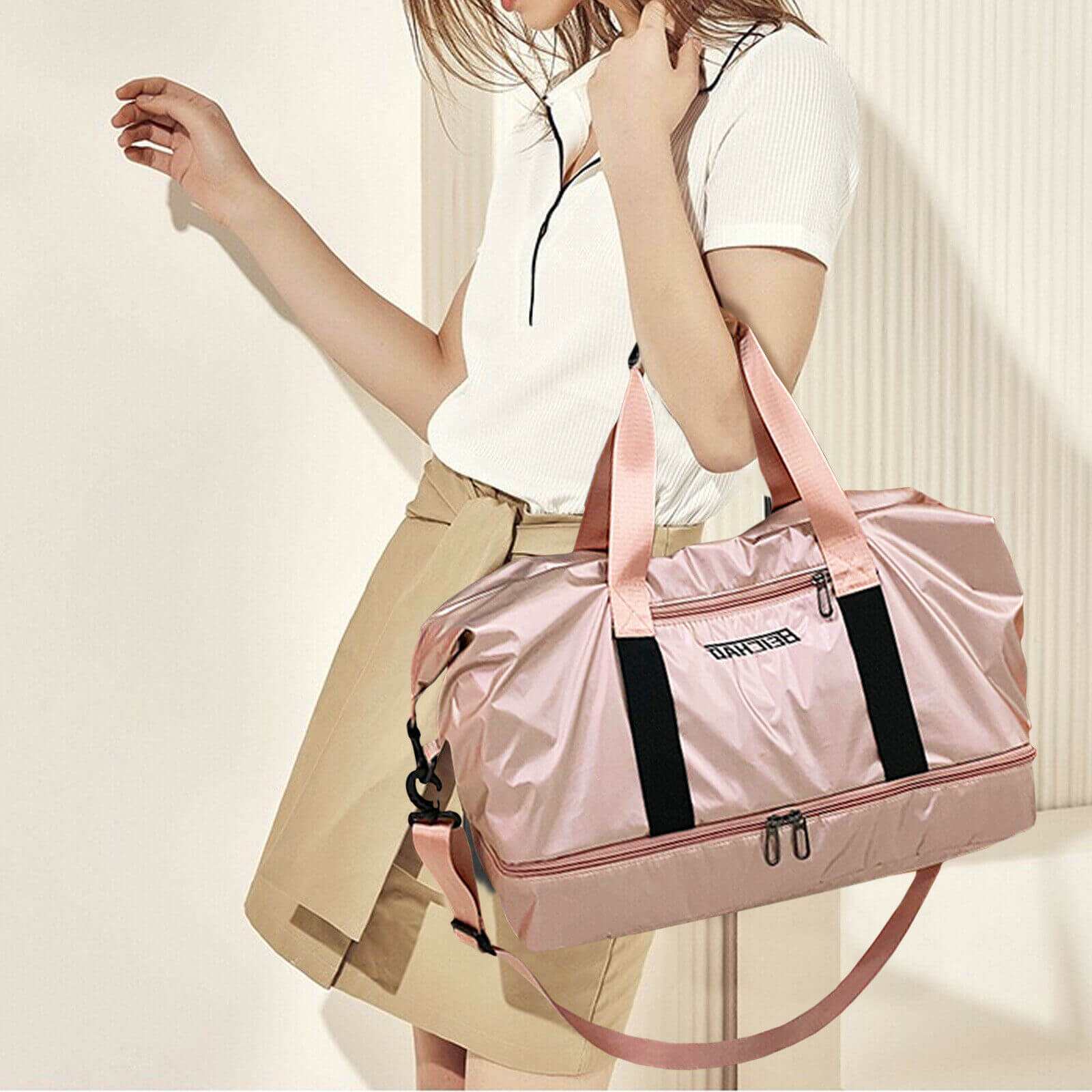 18" Large Travel Duffle Hobo Bag