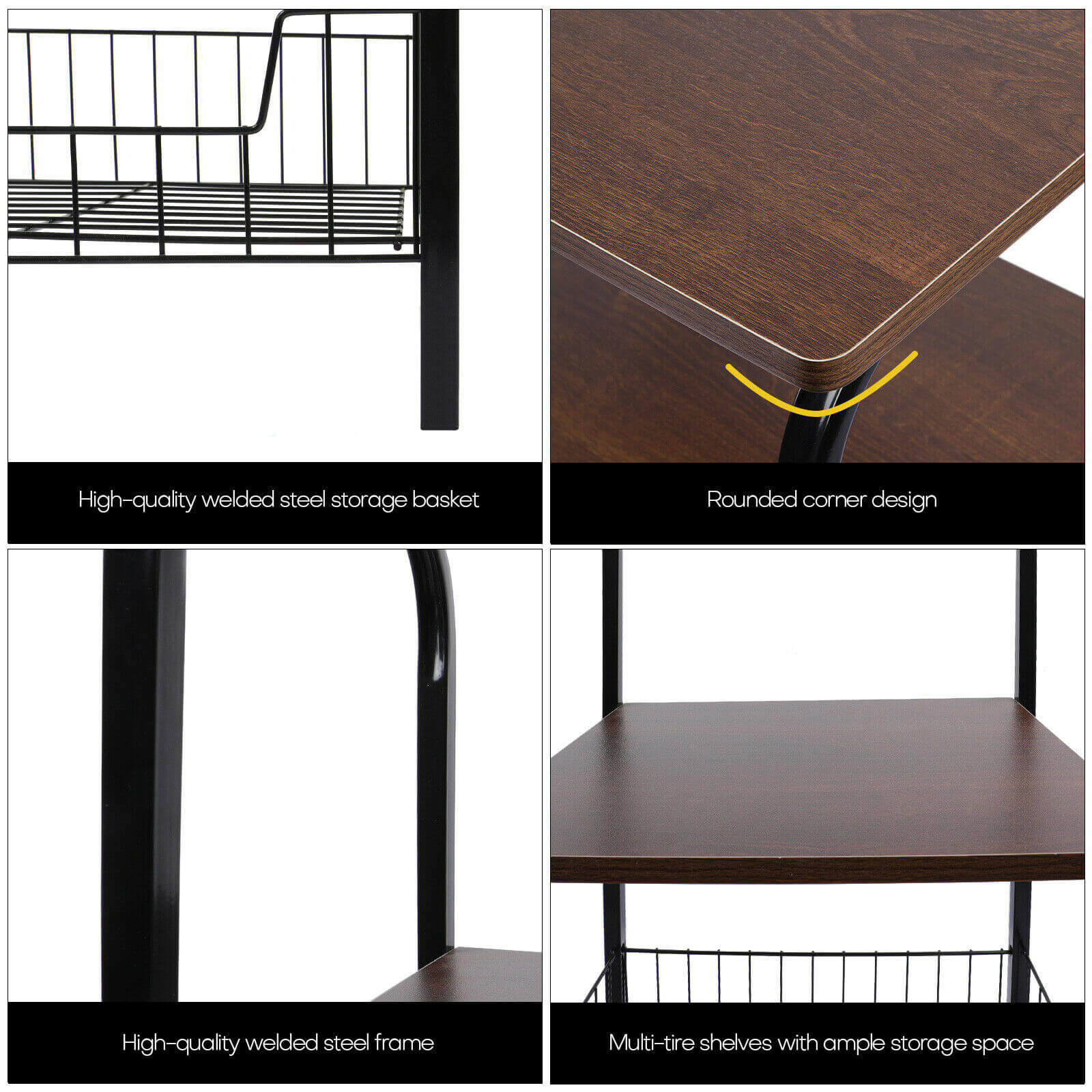 feature of 2/3-Tier Sofa Side Table