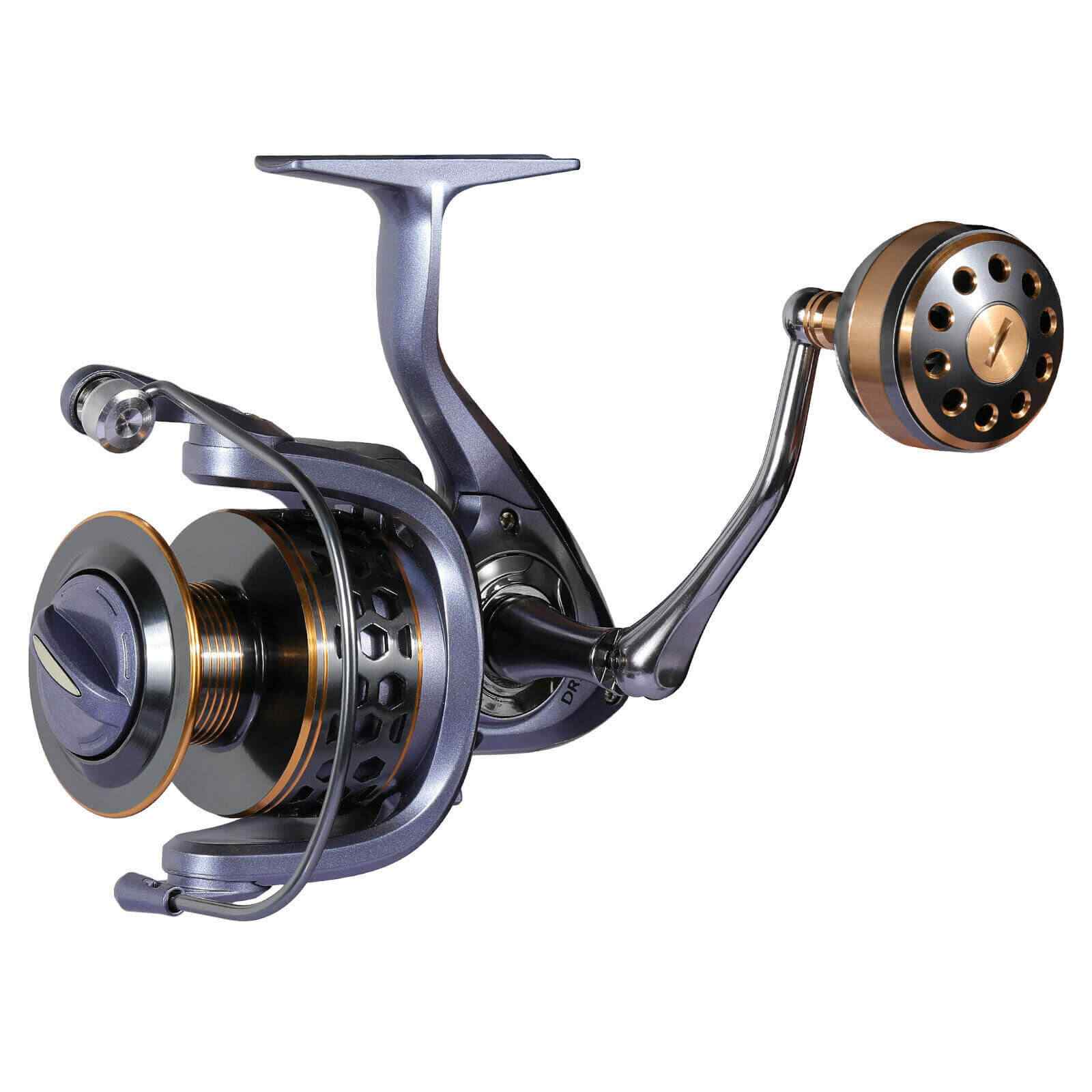 Full Display of 22LB 5.2:1 Metal Spinning Fishing Reel