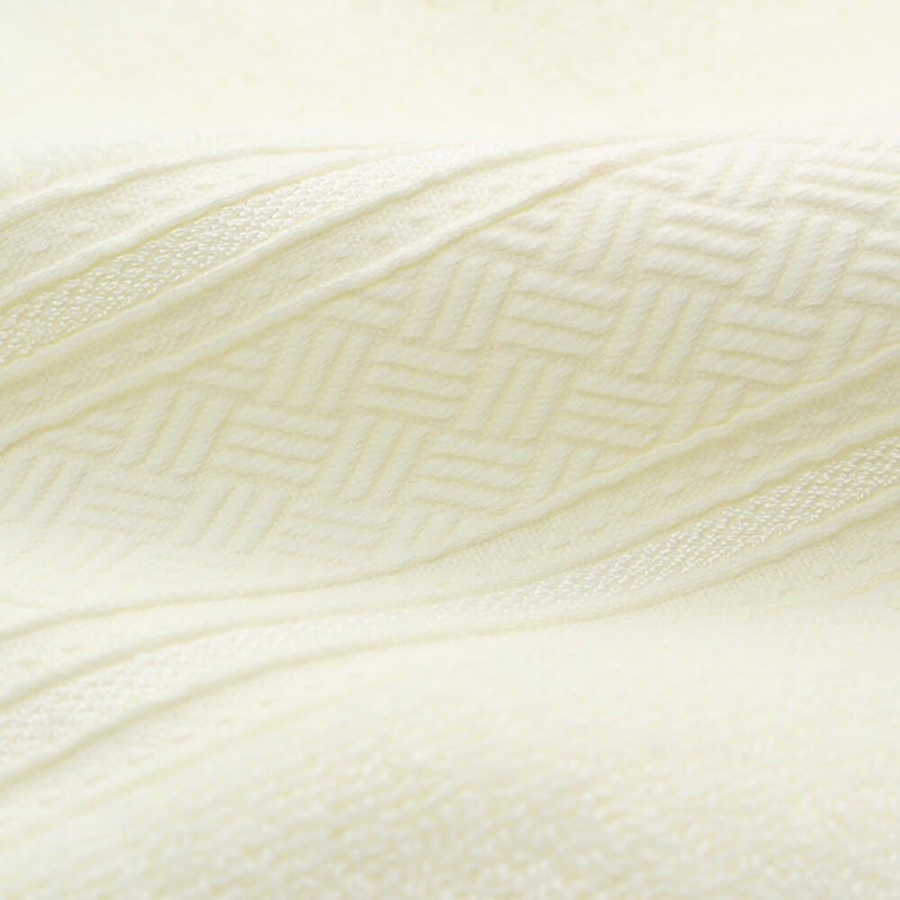 Beige Cotton Bath Towel Detail