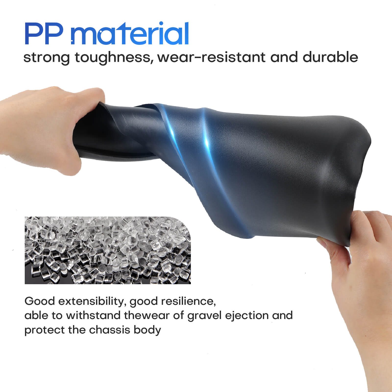 2PC Heavy Duty Car Mud Flaps Splash Guards - BCBMALL