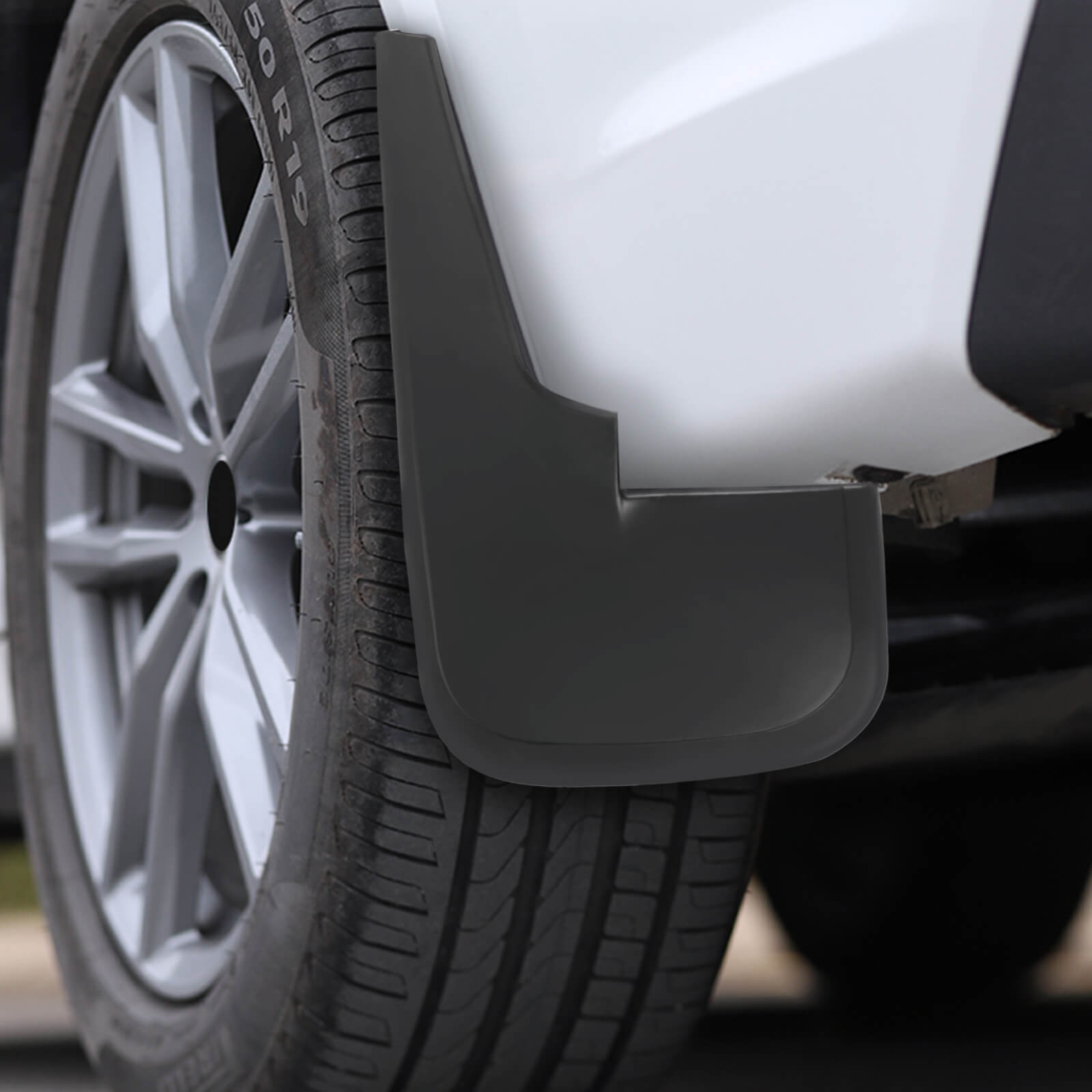 2Pc Universal Rubber Car Mud Flaps - BCBMALL