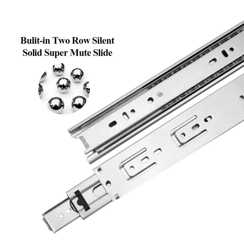 Solod super mute slide of the 3-section drawer slides