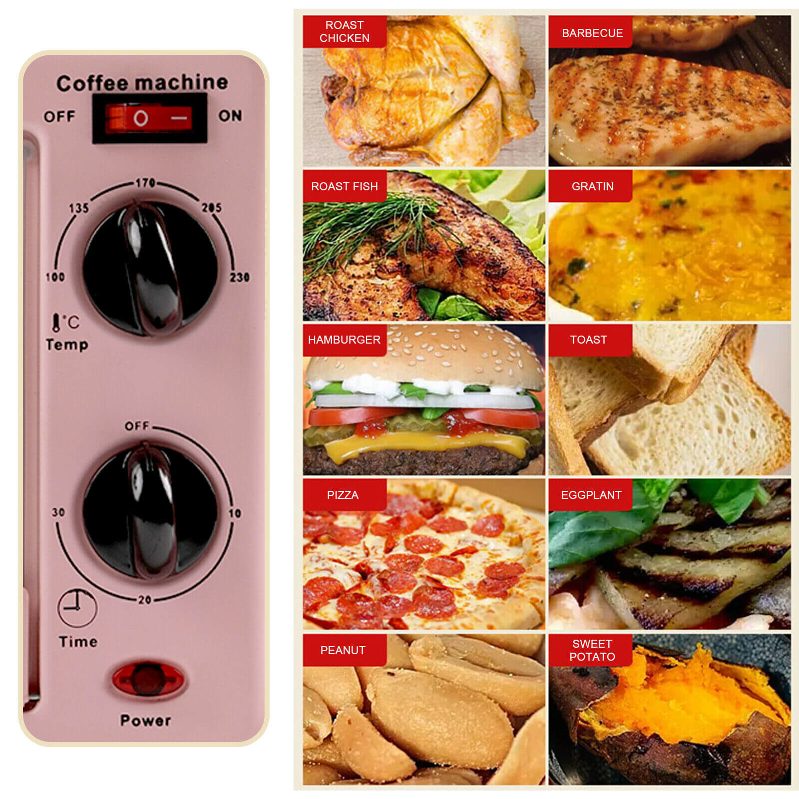 3 in 1 Breakfast Machine feature detail