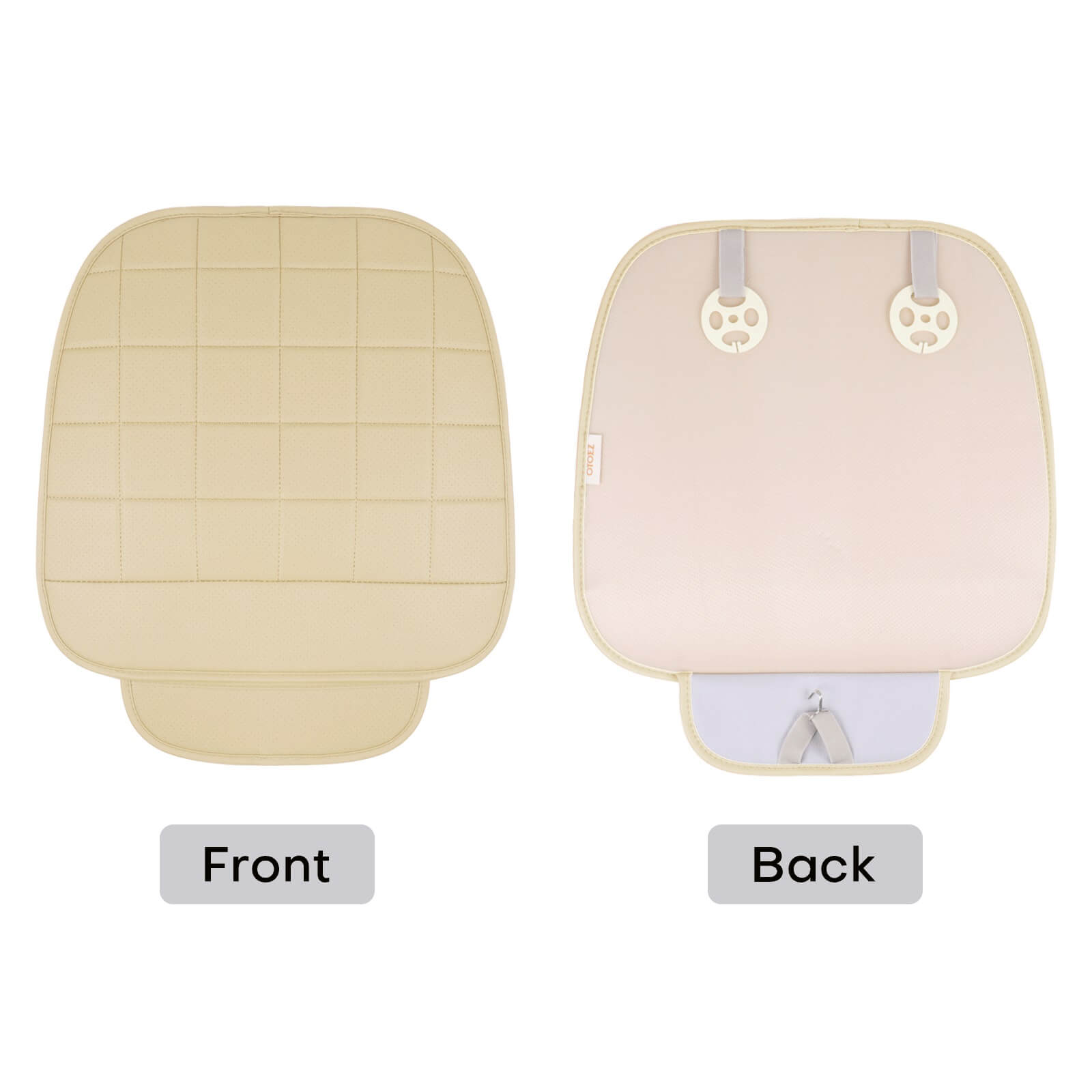 beige 3D Breathable Car Seat Pad