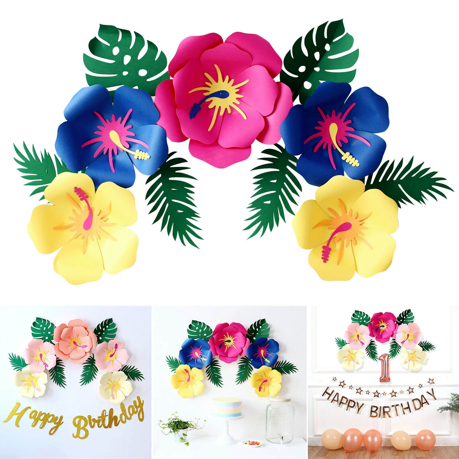 3D Paper Flower Decoration