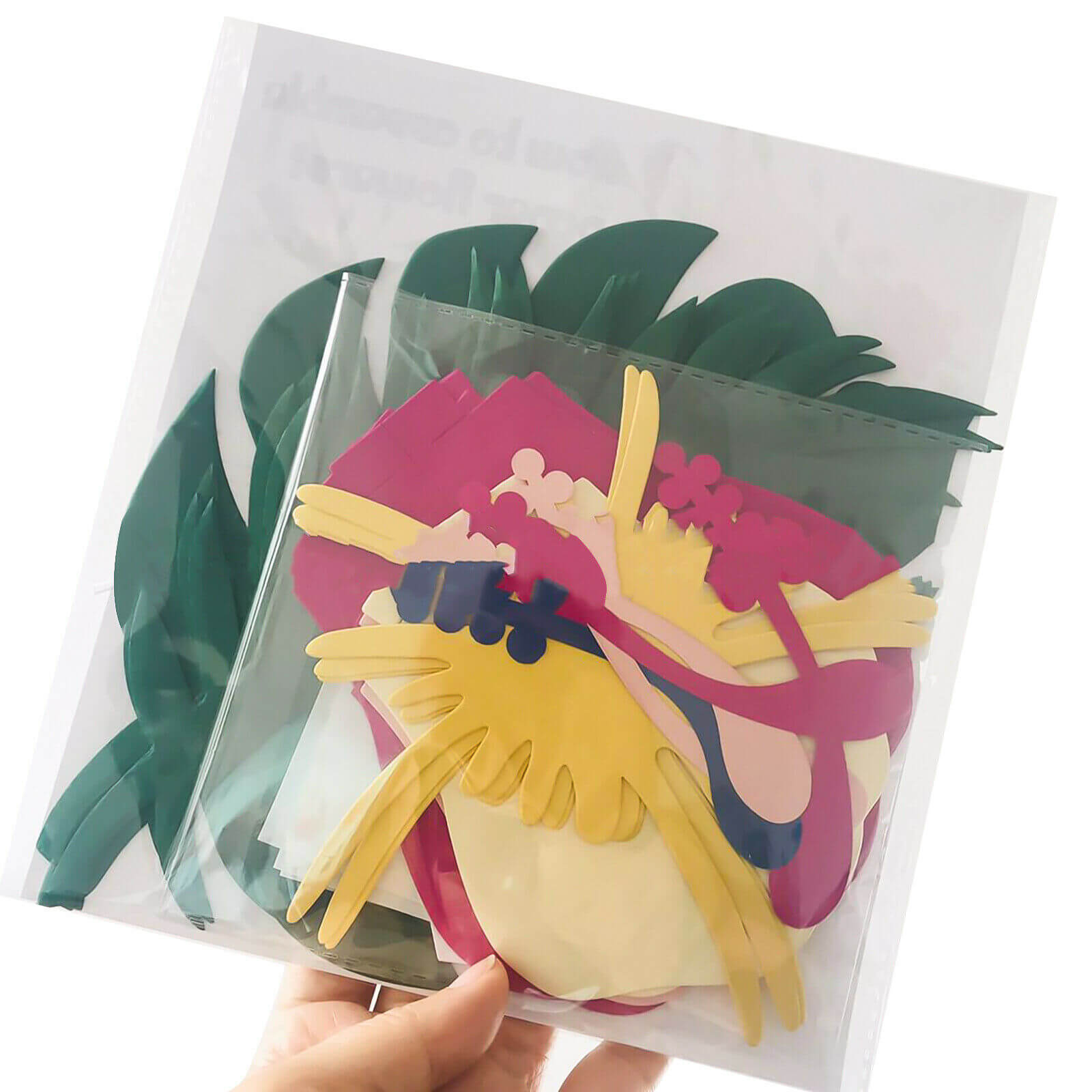 3D Paper Flower Decoration detail display