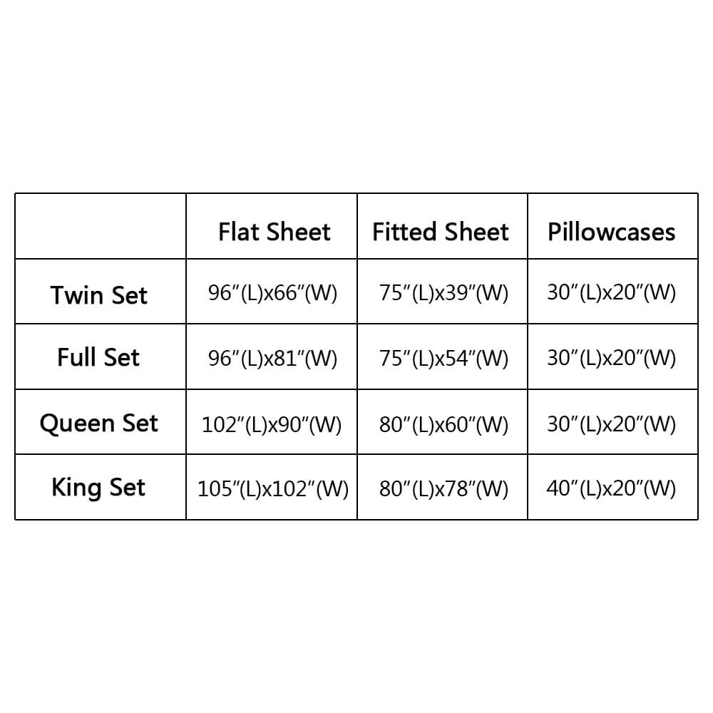 4 Pieces Marble Bed Sheet Set - BCBMALL