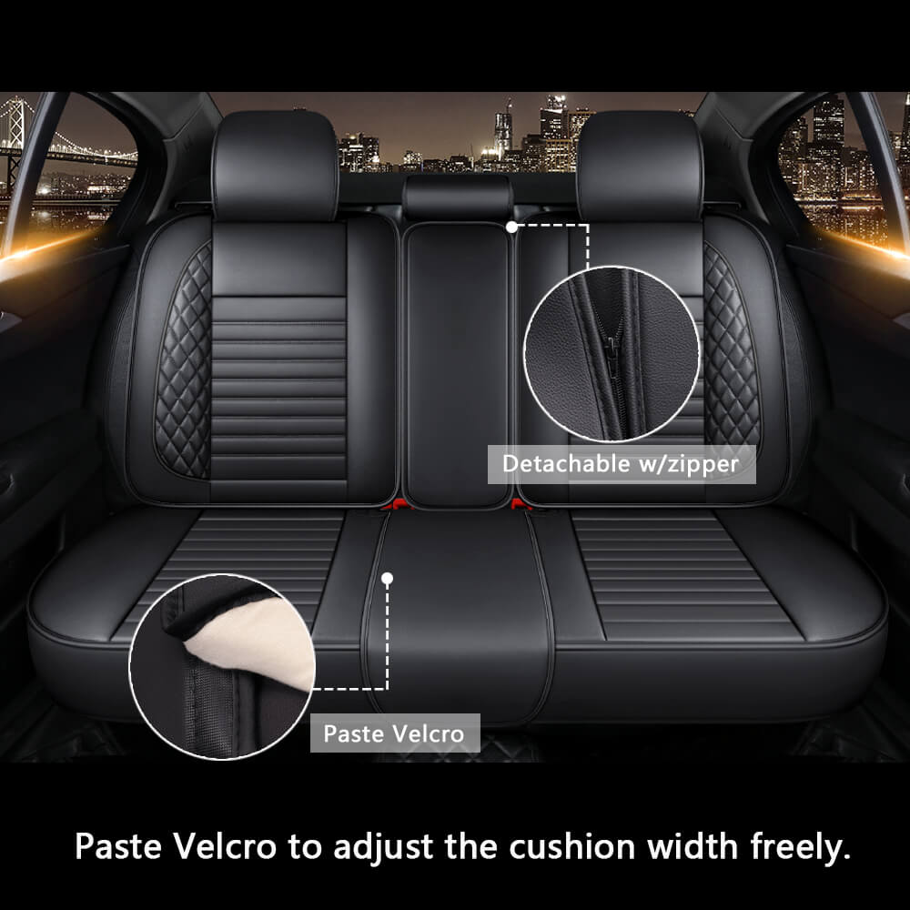 design of 5D PU Leather Car Seat Covers