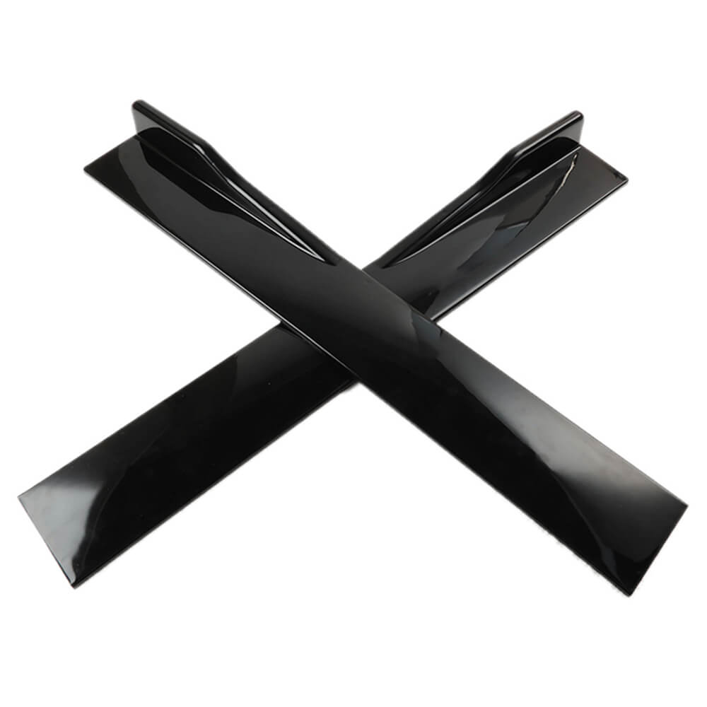 Two main components of the Car Side Skirt Rocker Extension Panel Kit