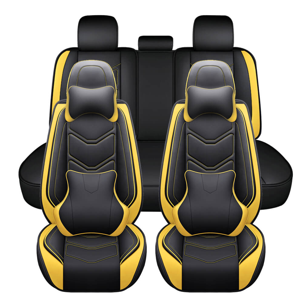 Leather Car Seat Covers Full Set