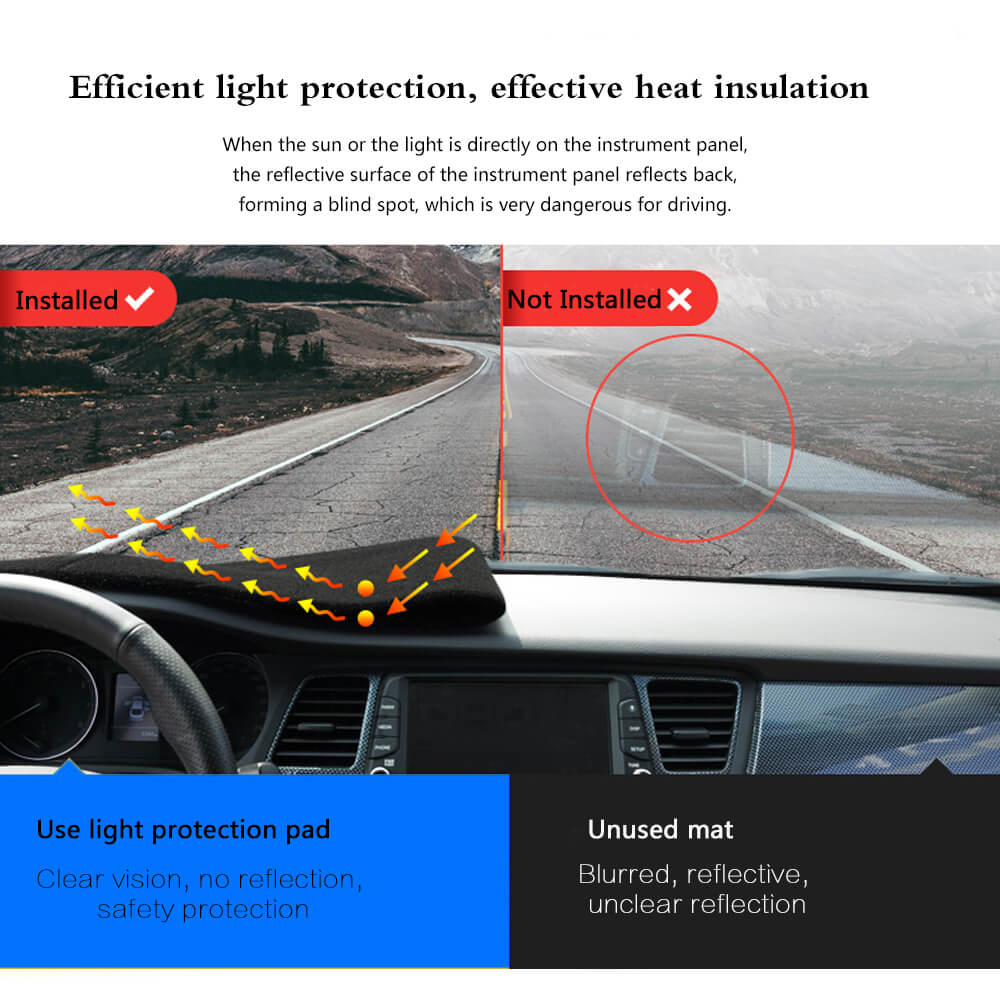 Car Dashboard Mat For Honda Civic 2016 -2019 - BCBMALL