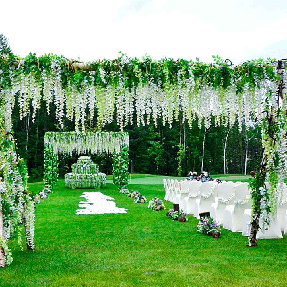 Artificial Flowers Vine, 6 Pcs - BCBMALL