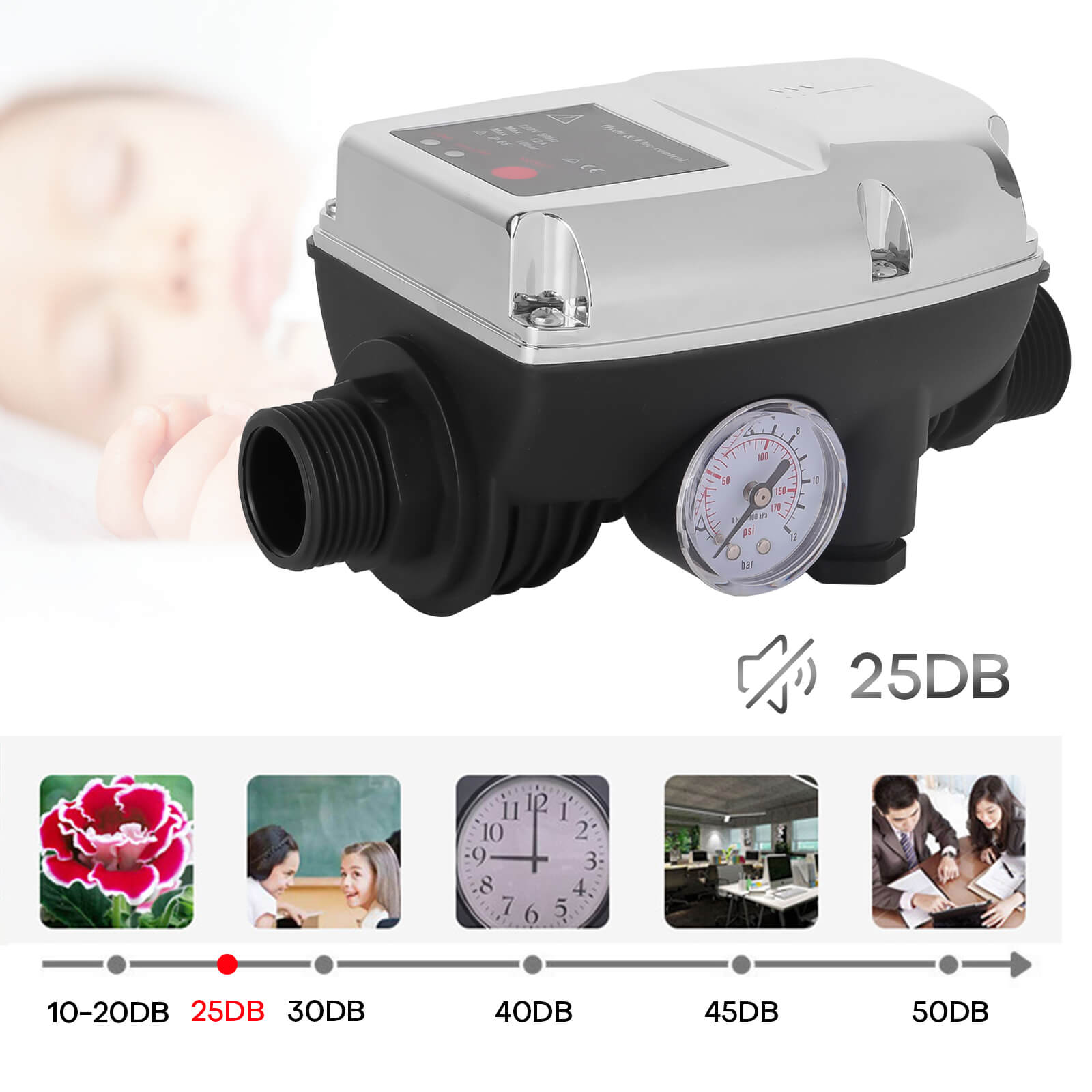 Automatic Water Pressure Controller Switch - BCBMALL