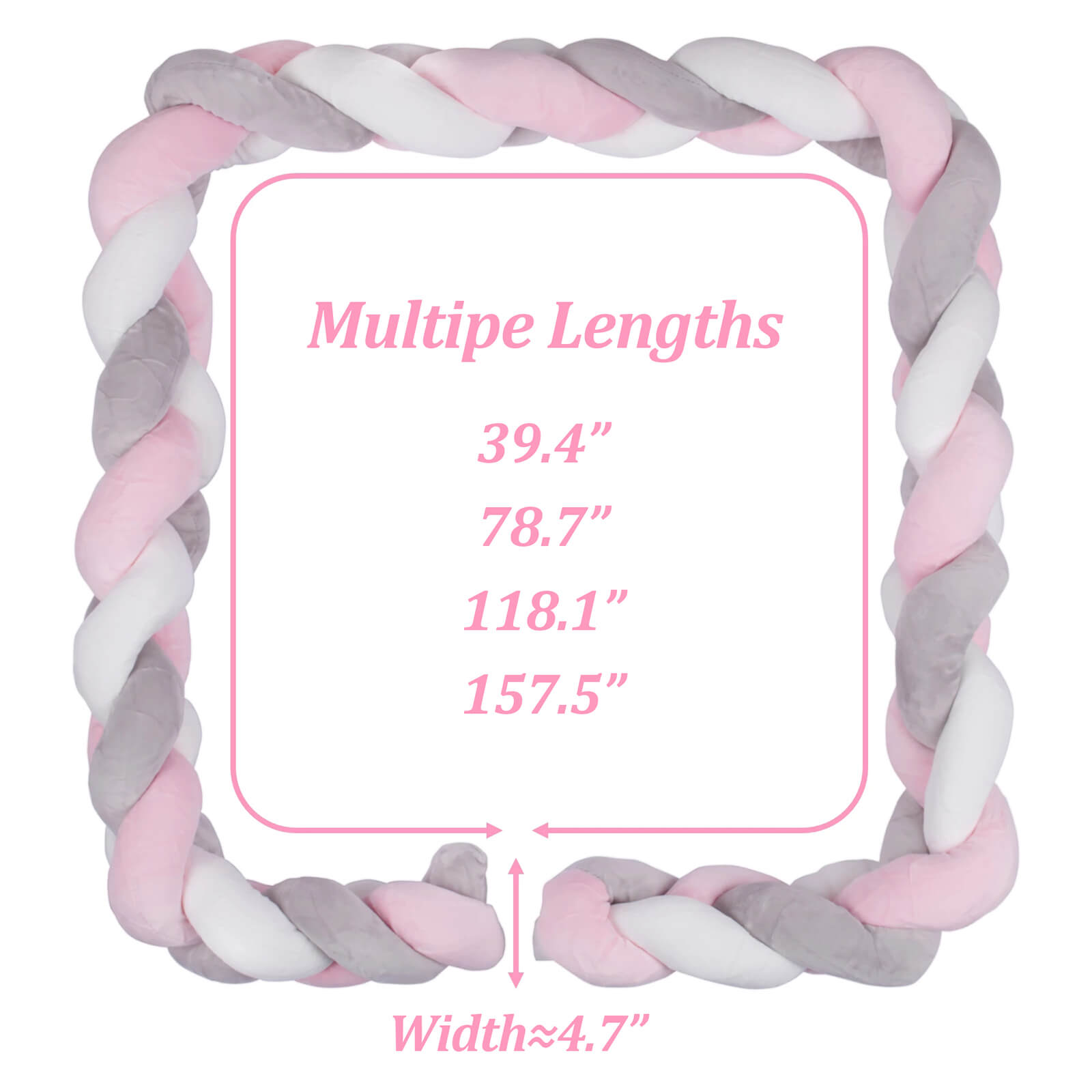 Baby Crib Bumper Knot - BCBMALL