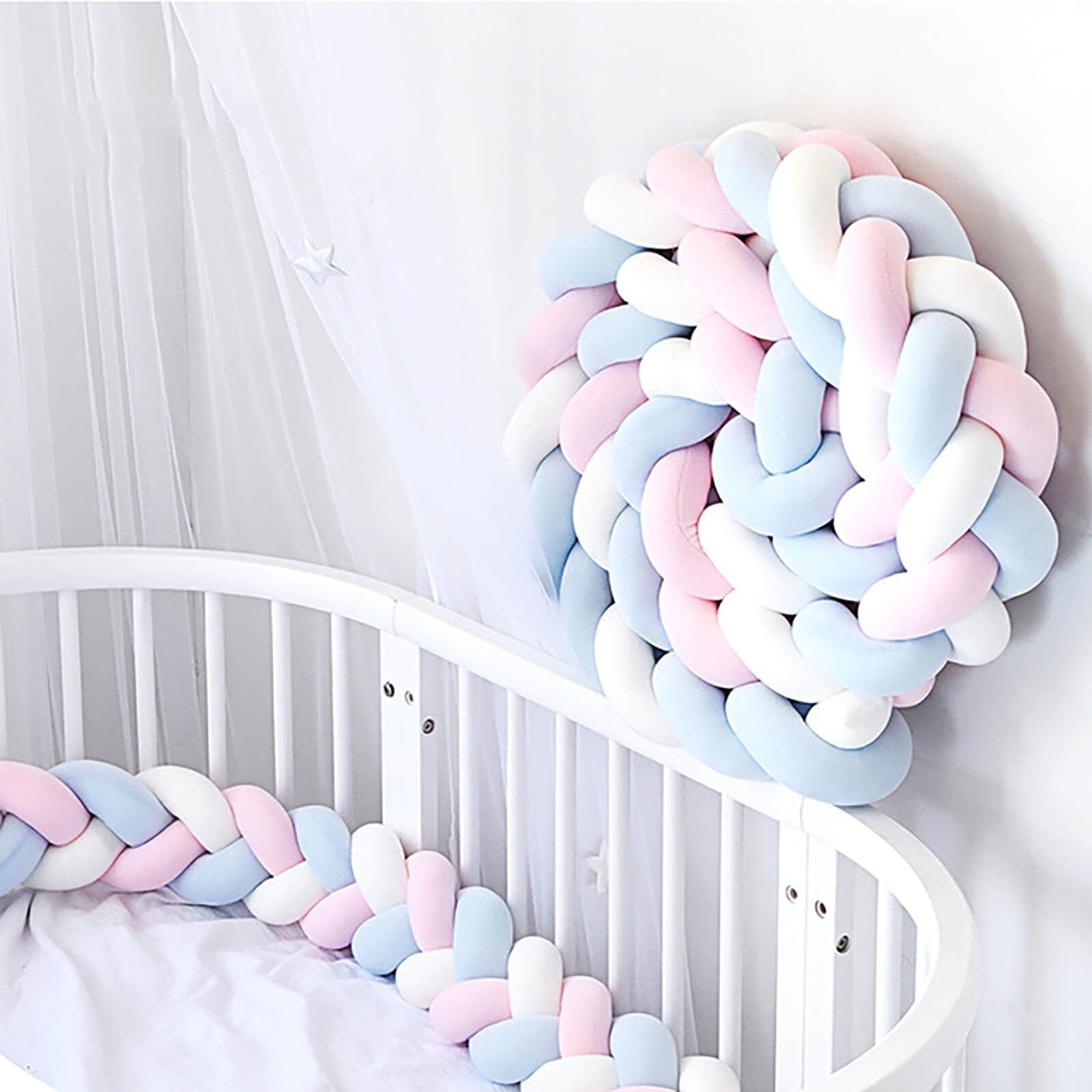 Baby Crib Bumper Knot - BCBMALL