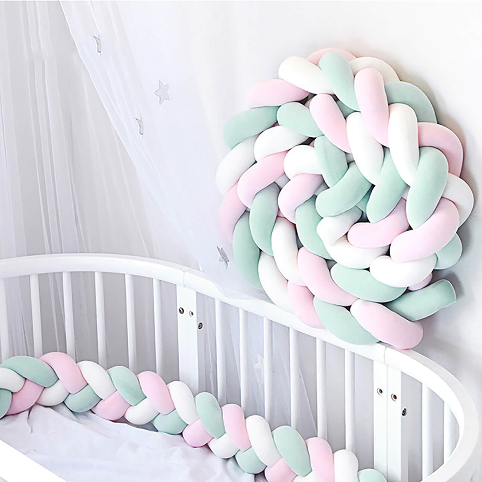 Baby Crib Bumper Knot - BCBMALL