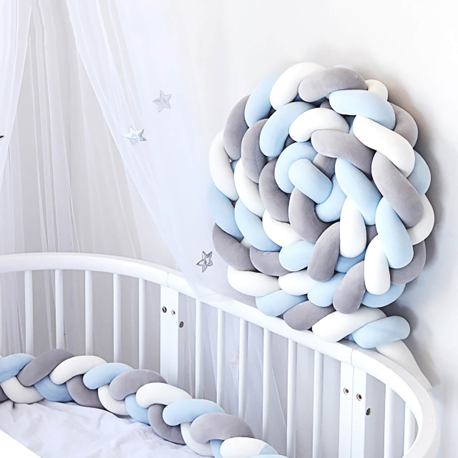 Baby Crib Bumper Knot - BCBMALL