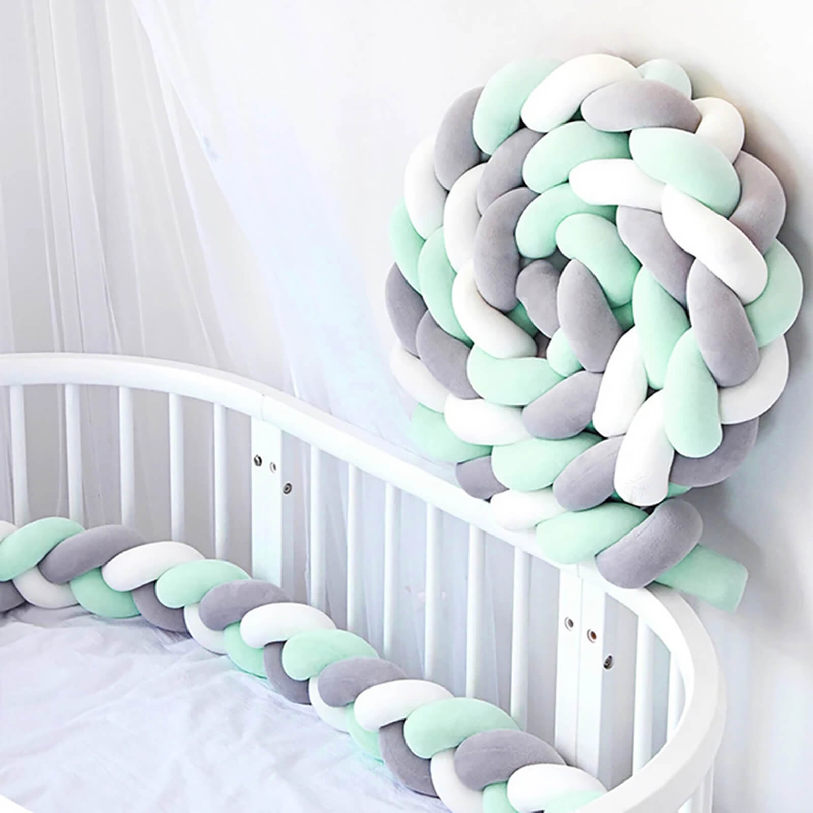 Baby Crib Bumper Knot - BCBMALL
