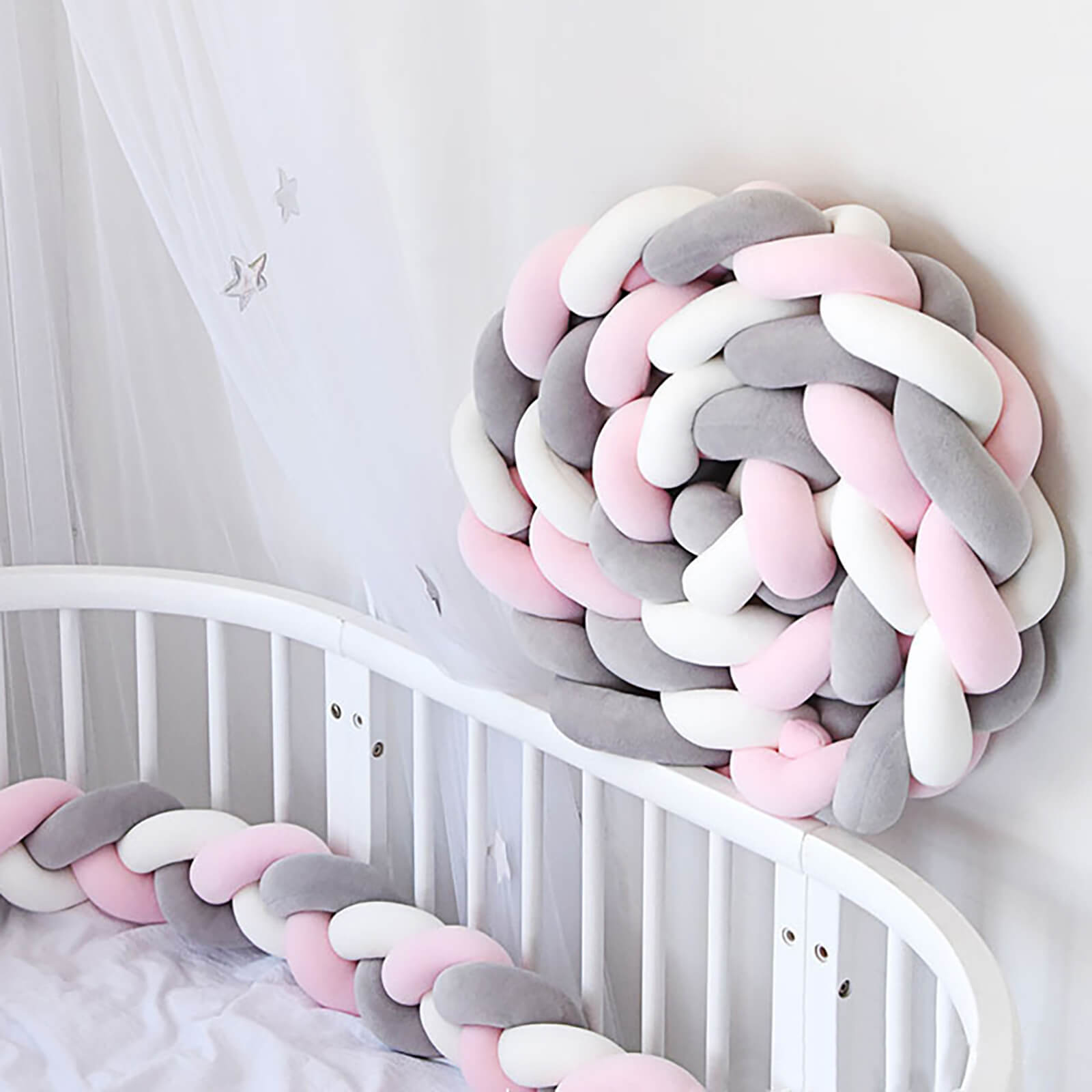 Baby Crib Bumper Knot - BCBMALL