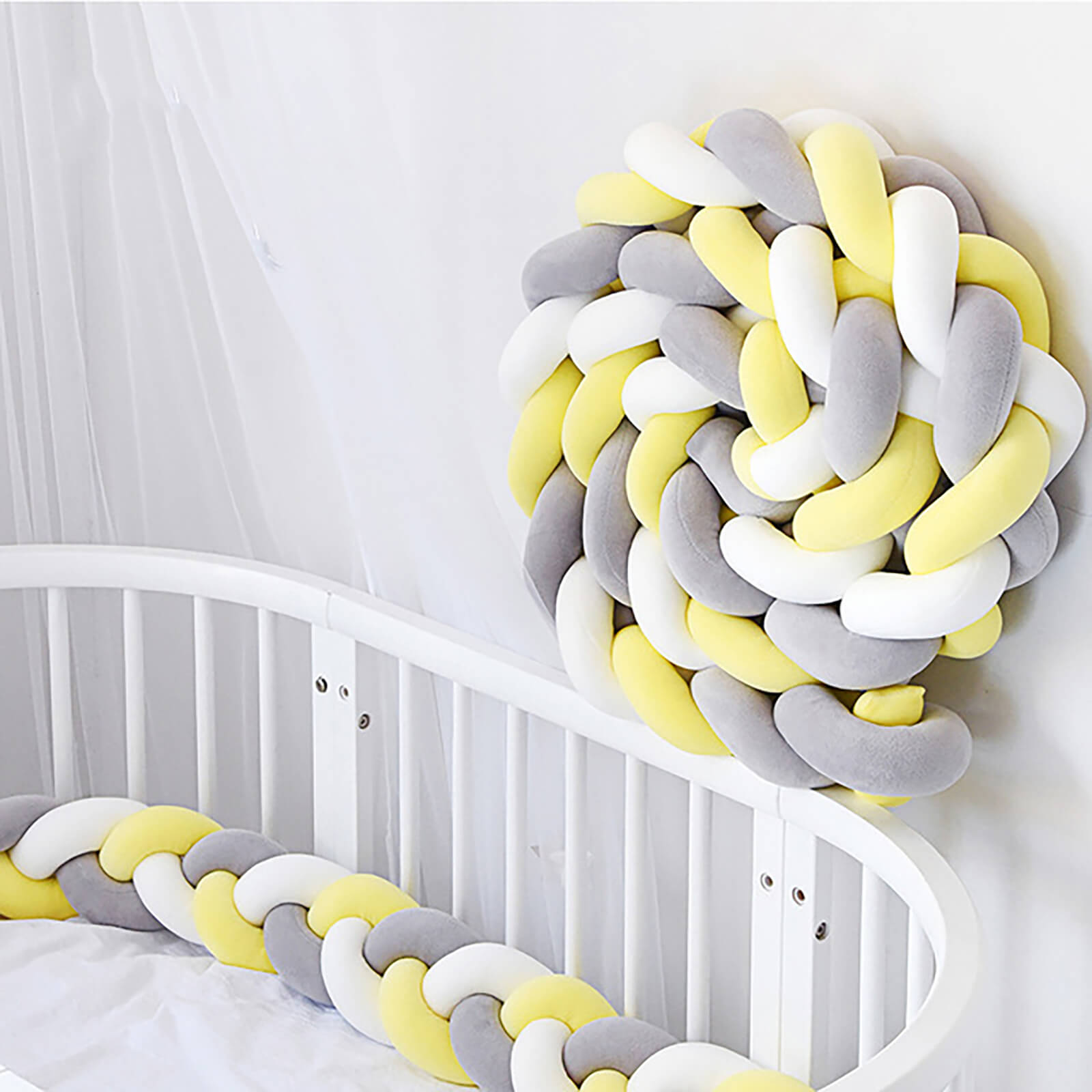 Baby Crib Bumper Knot - BCBMALL