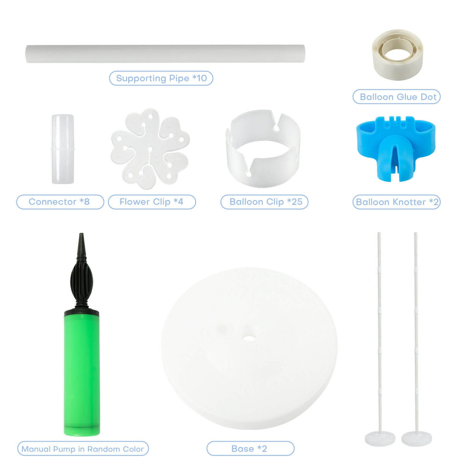 Balloon Column Base Stand, 2 Sets