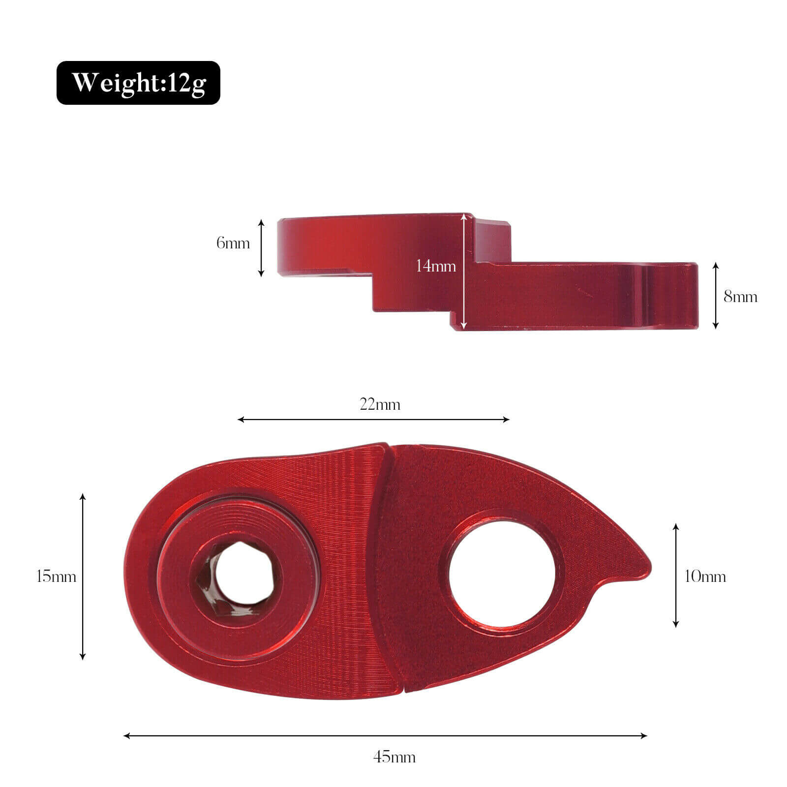 Bike Rear Derailleur Hanger size