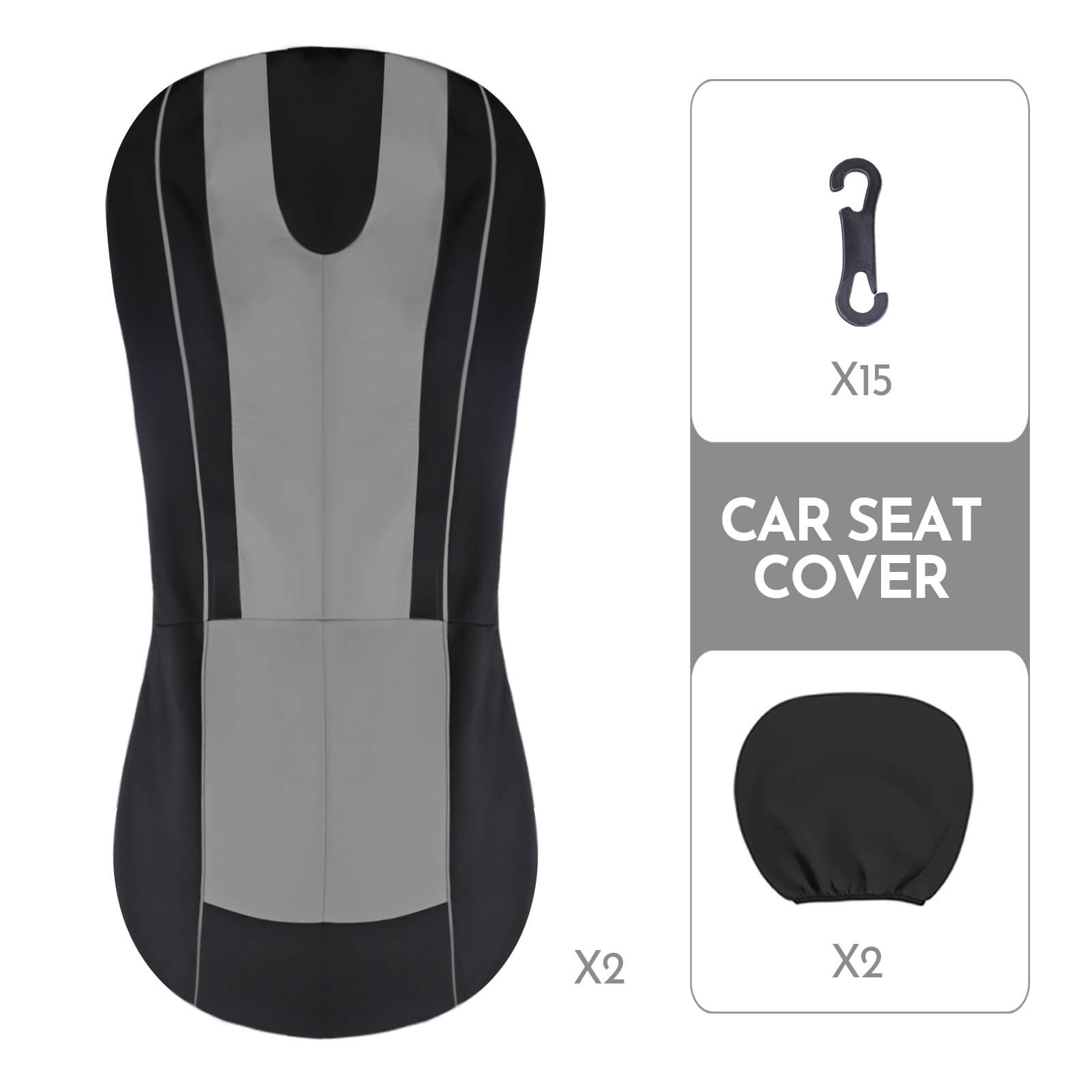 2 set Cloth Seat Covers