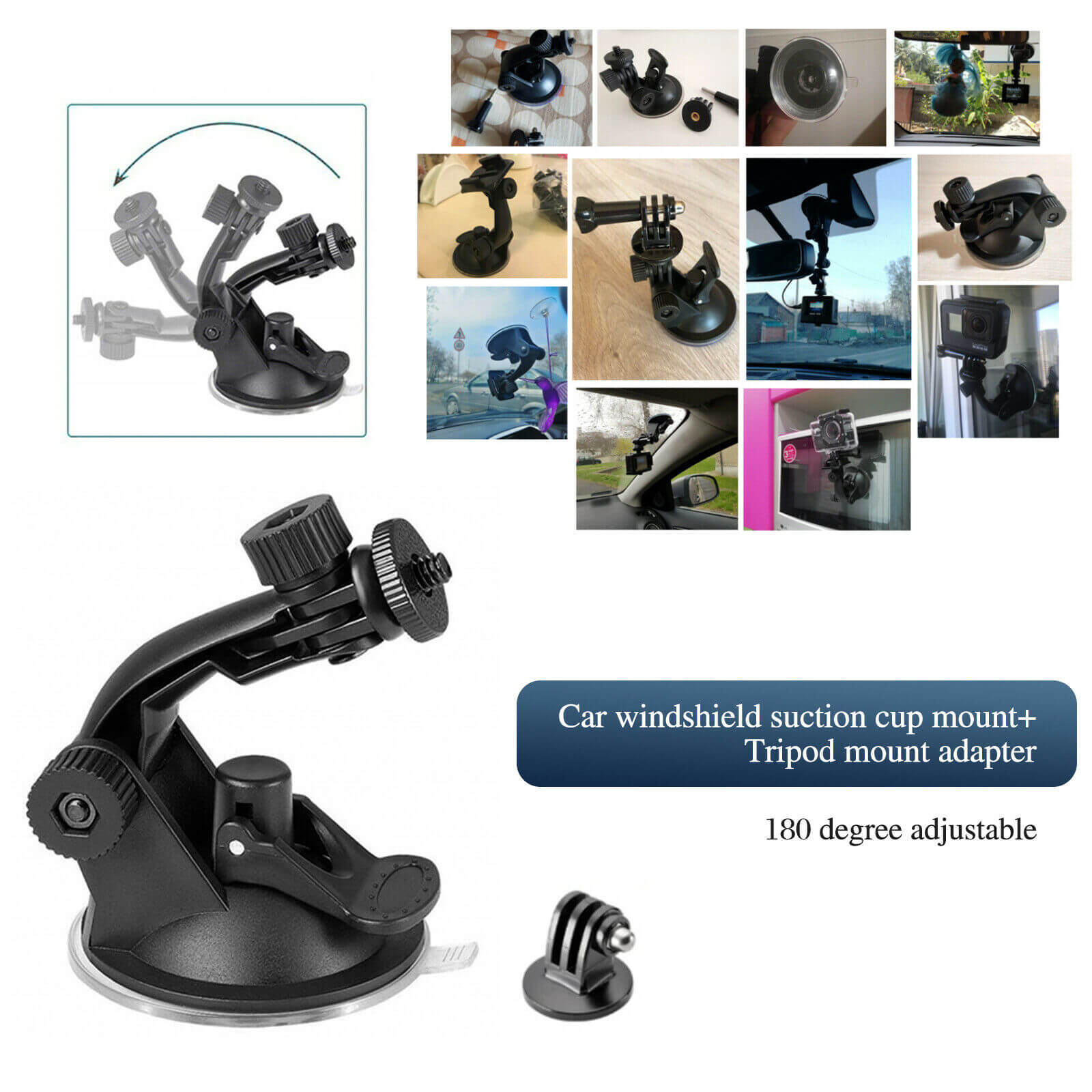 tripod mount adapter of Camera Accessories Set for GoPro Max, 23pcs