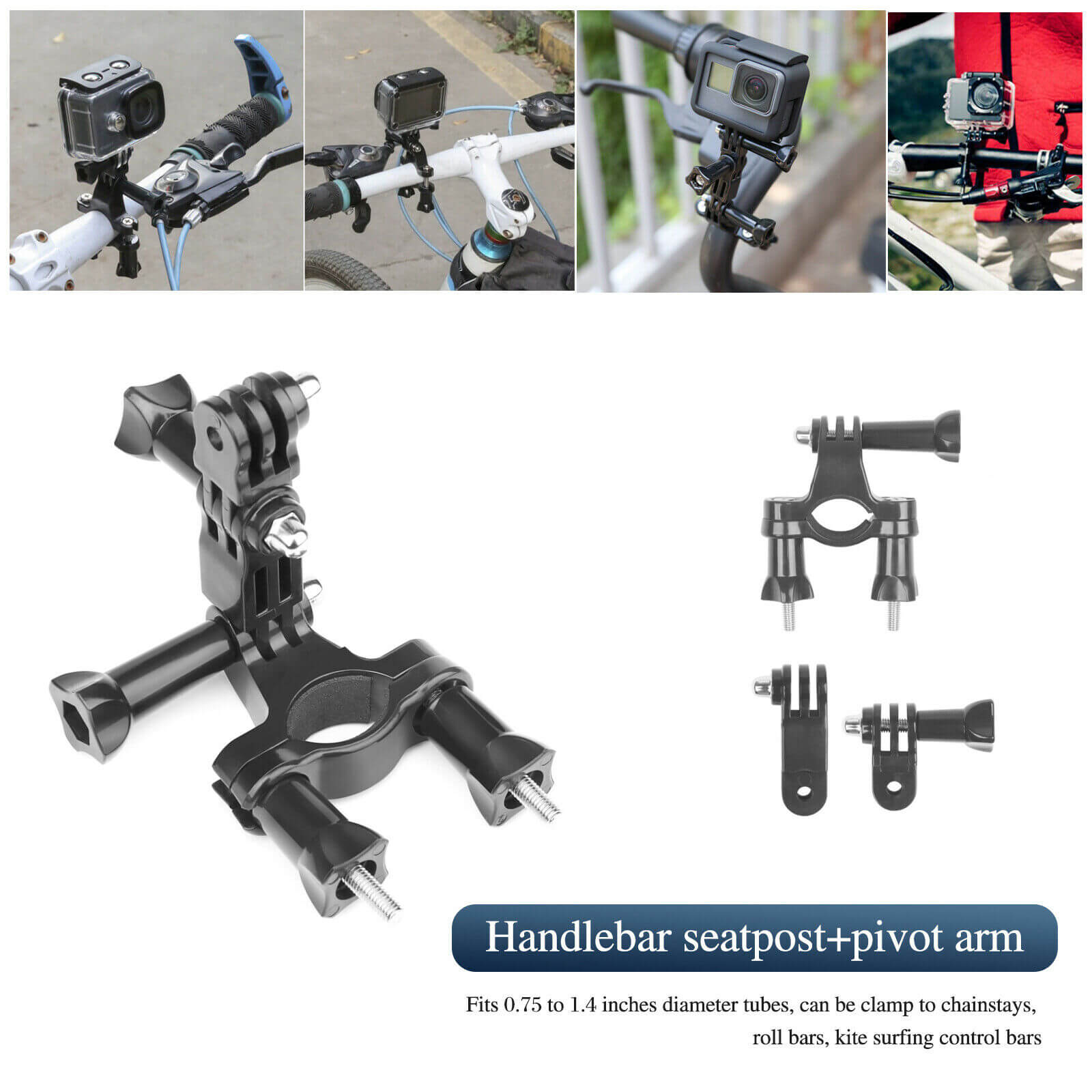 picot arm of Camera Accessories Set for GoPro Max, 23pcs