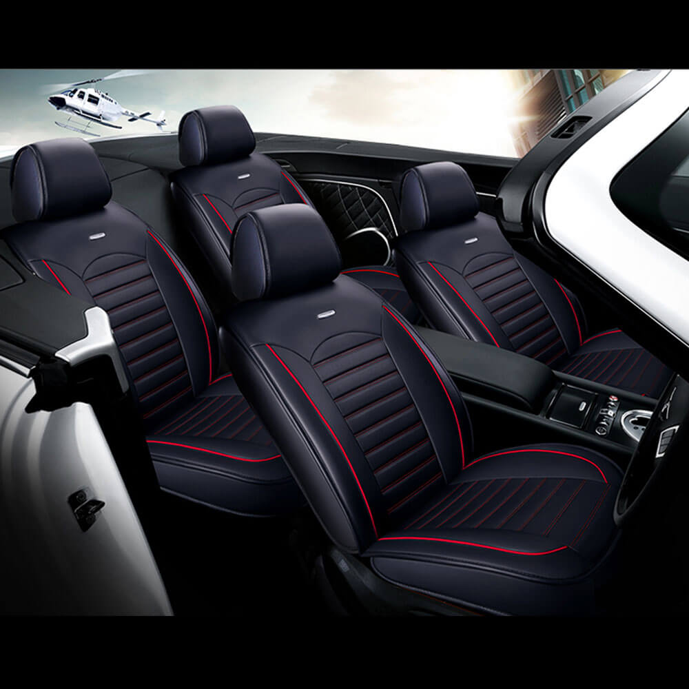 BCBMALL Car 5 Seat Covers, 3D Stereo Version