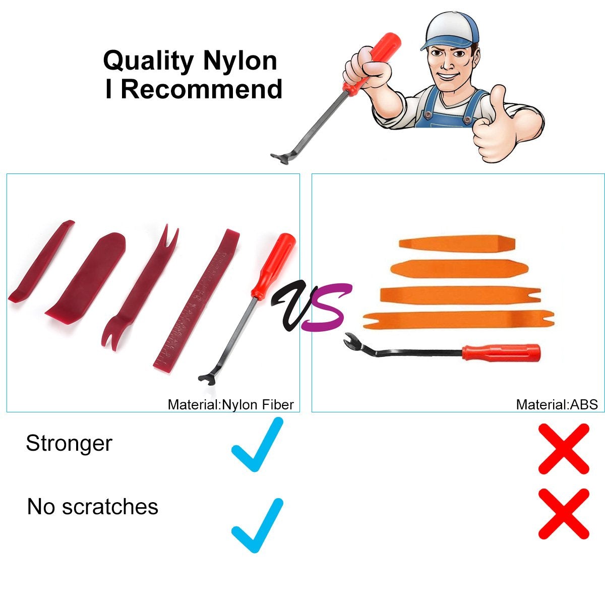 Car Body Plastic Rivets & Fastener Removal Tool, 465 Pcs/Set - BCBMALL