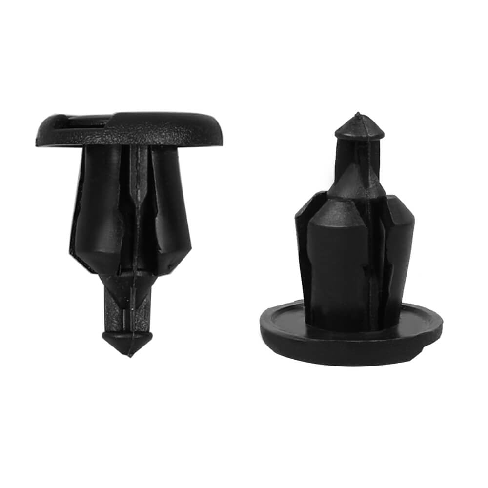 Car Bumper Retainer Clips Push Type Rivet, Universal 10mm 100pcs - BCBMALL
