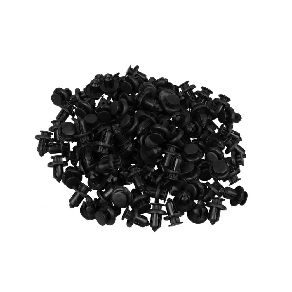 Car Bumper Retainer Clips Push Type Rivet, Universal 10mm 100pcs - BCBMALL