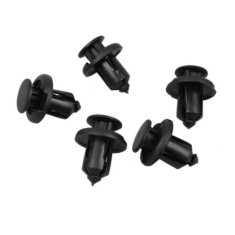 Car Bumper Retainer Clips Push Type Rivet, Universal 10mm 100pcs - BCBMALL