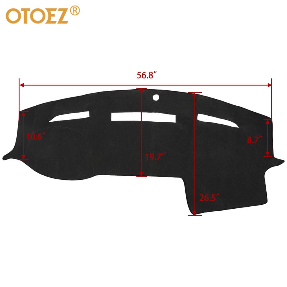 Car Dash Mat Cover For 2011-2016 Dodge Ram 1500 2500 - BCBMALL