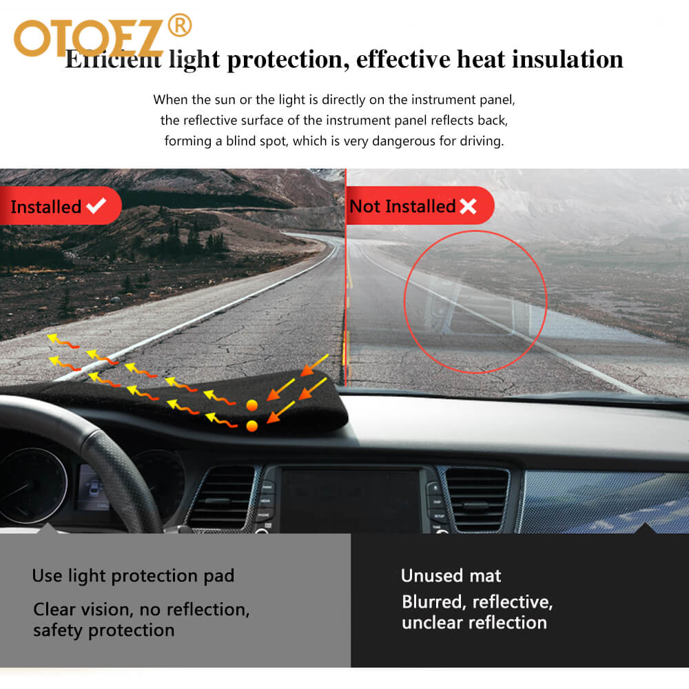 Car Dashboard Cover For 1992-1996 Ford F150 F250 F350 - BCBMALL