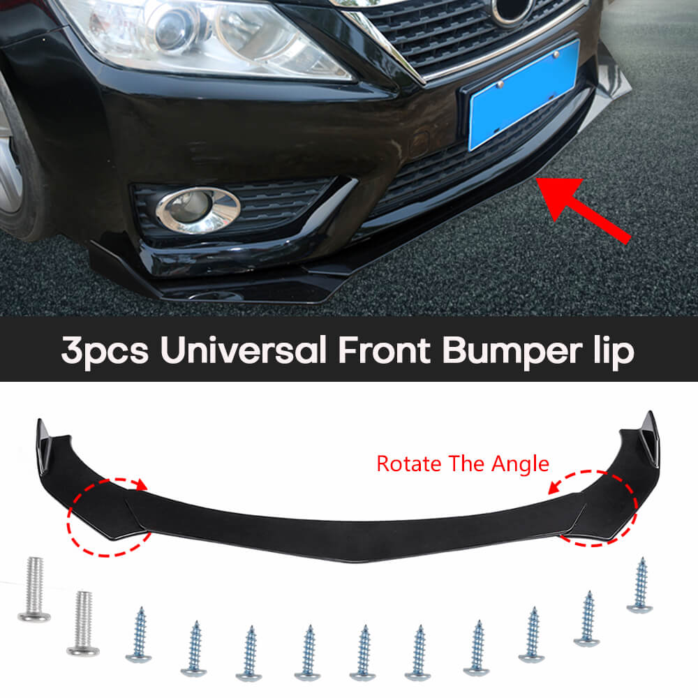 Car Front Bumper Splitter Spoiler Body Kit