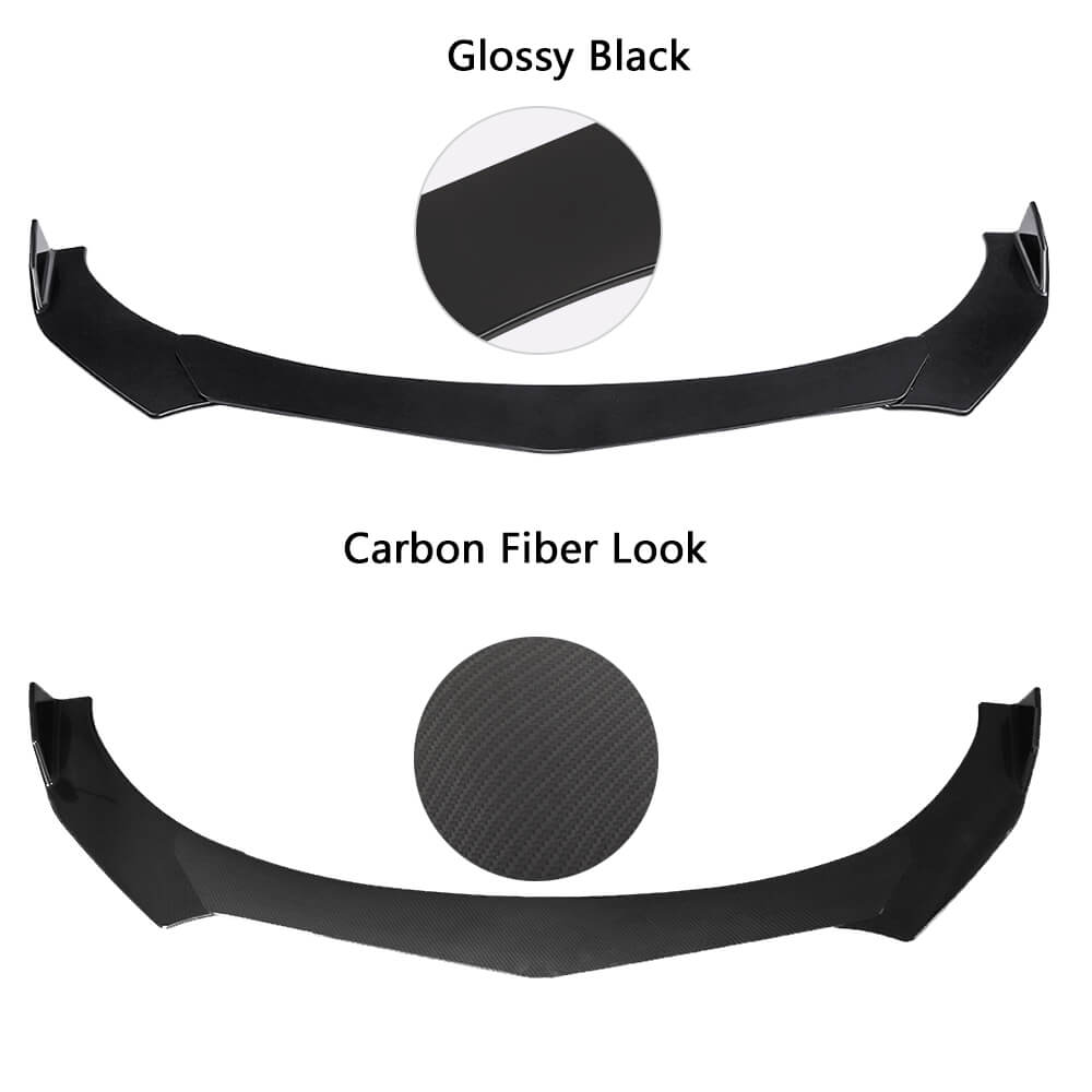types of Car Front Bumper Splitter Spoiler Body Kit